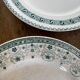 Set of 8dessert plates mismatched Iron Earth XIXth