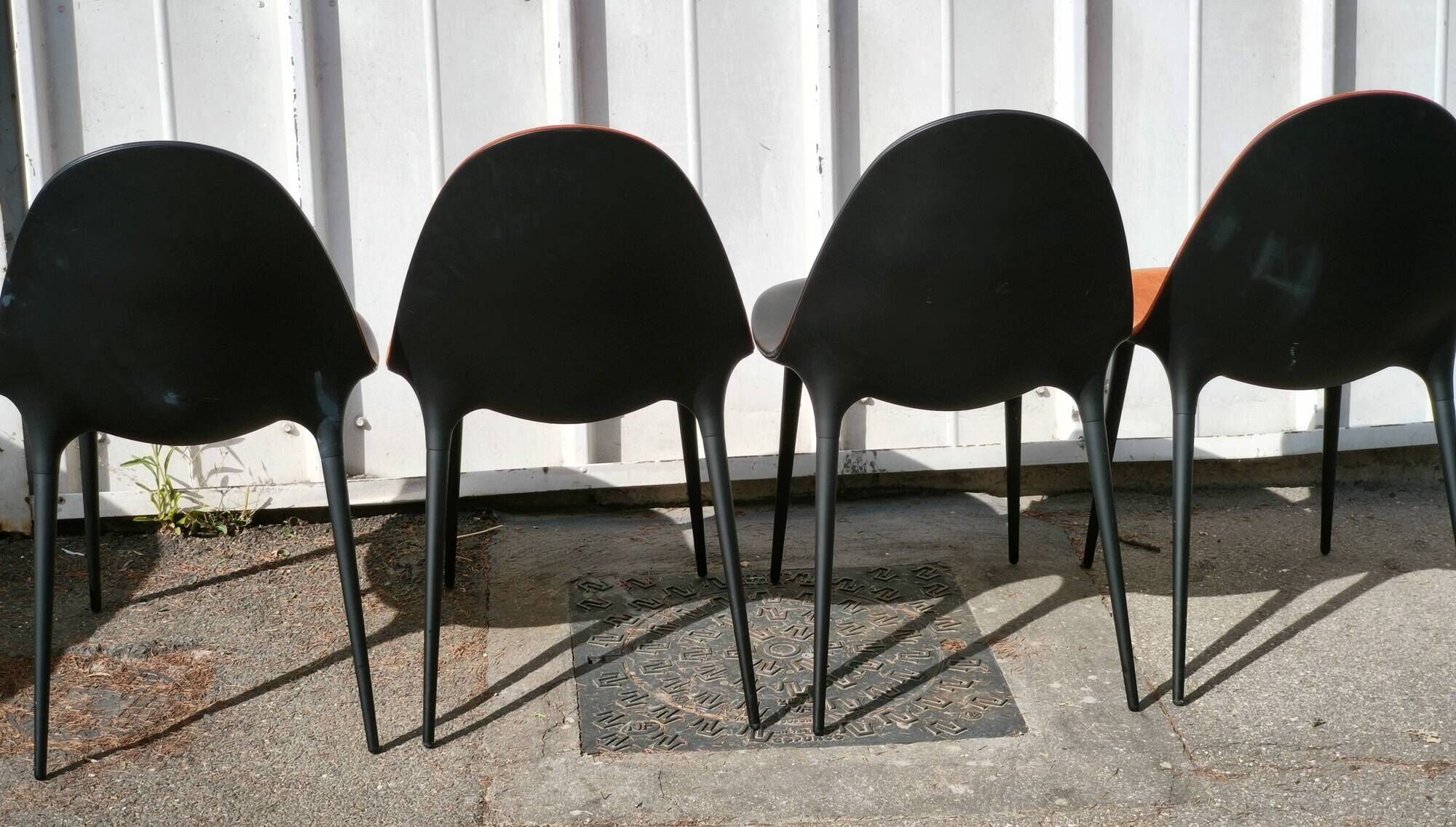 Suite de 4 chaises Caprice, Cassina