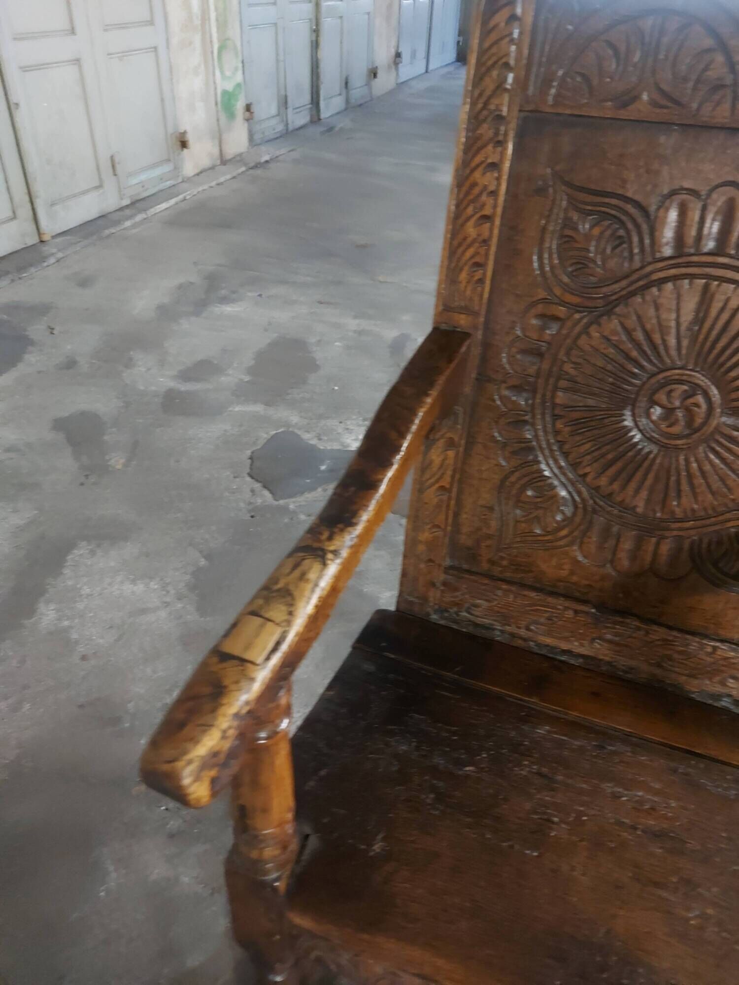 English armchair, epoque XVll