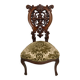 Chaise Chauffeuse d'époque Napoléon III en Acajou XIX siècle