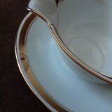 Sauceboat Art Porcelain Limoges Porcelain