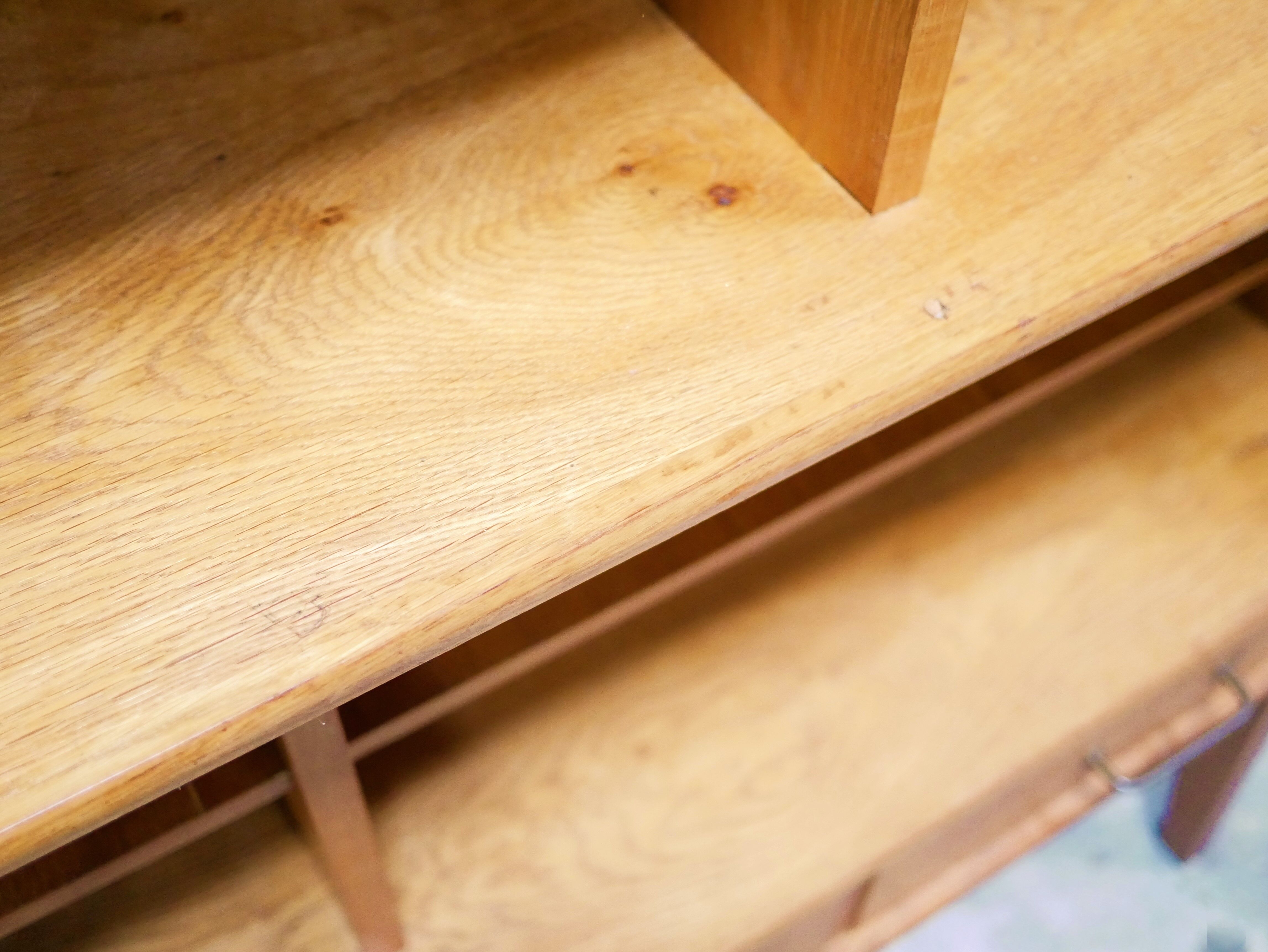 Vintage wooden sideboard library