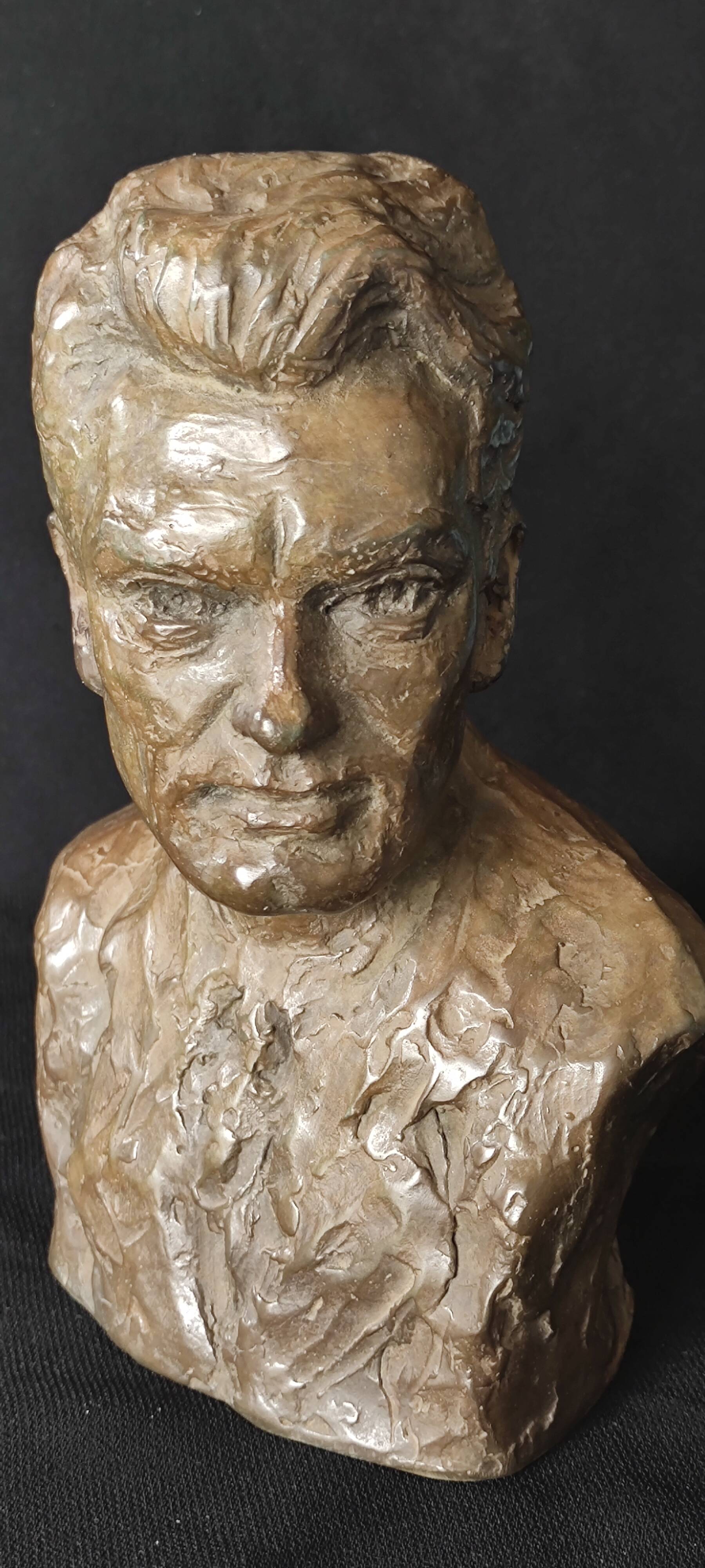 Bronze jean marais signed langloys limited edition 1/8