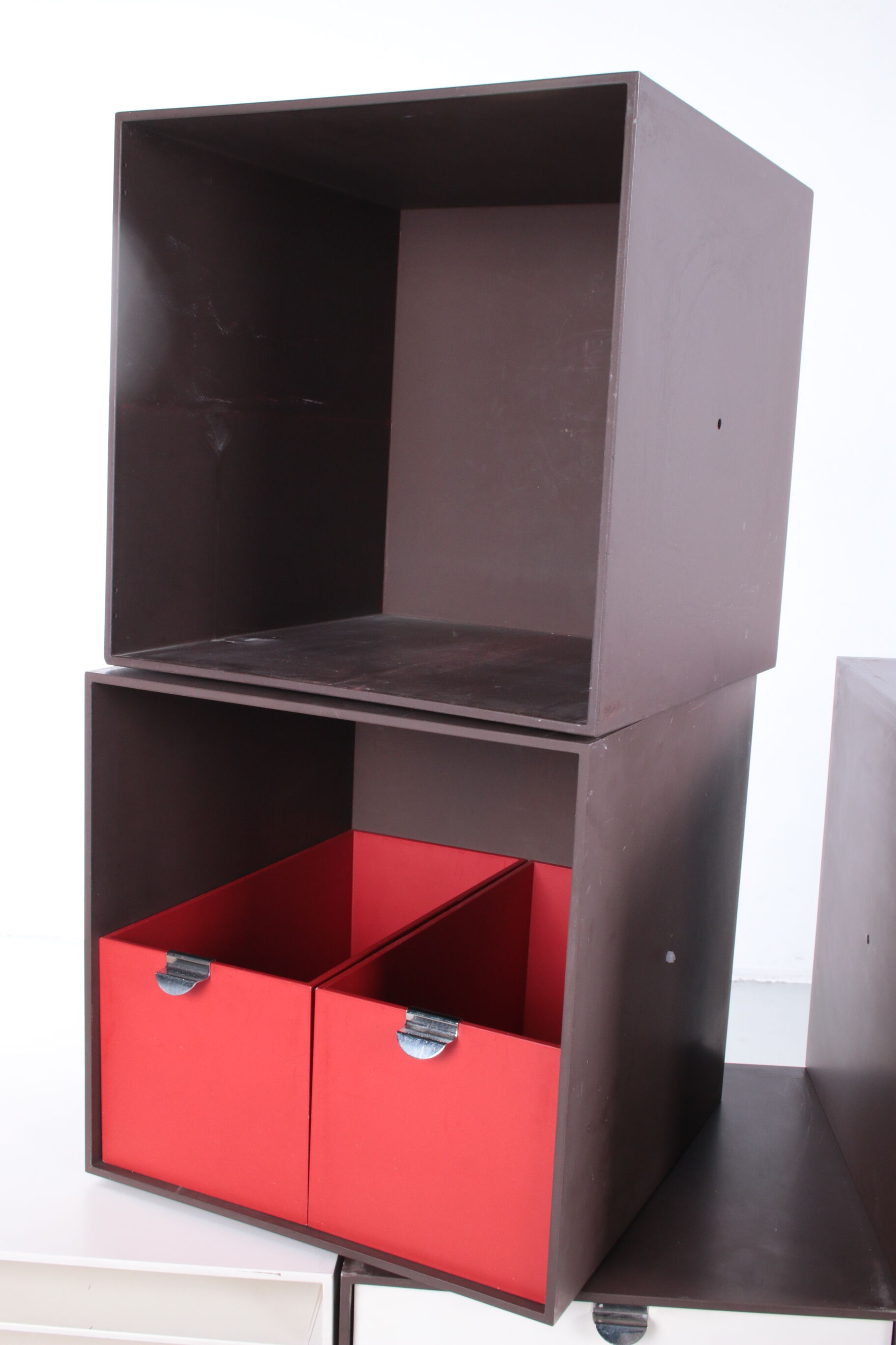 Vintage Palaset Palanox Modular Storage Boxes Set of 12, Made by Treston Oy, Finland 1972