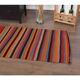 1970s Vintage Turkish Hand-Knotted Wool Cotton Red Runner Rug 83x281