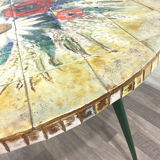 Table "Englander Chollat" Vallauris 1970