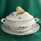 Moustiers earthenware tureen