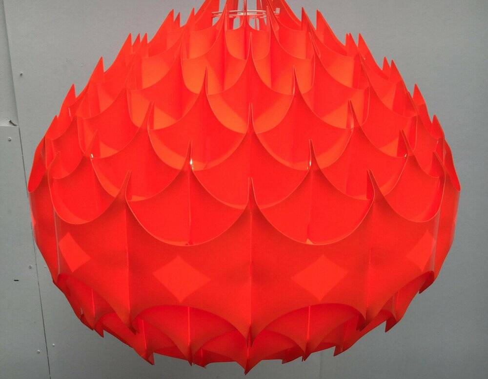 Suspension Rhythmik mid-century by Milanda Havlova for Vest Leuchten, Austria, 1960s.