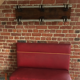 Bistro bench and hat holder old 1940