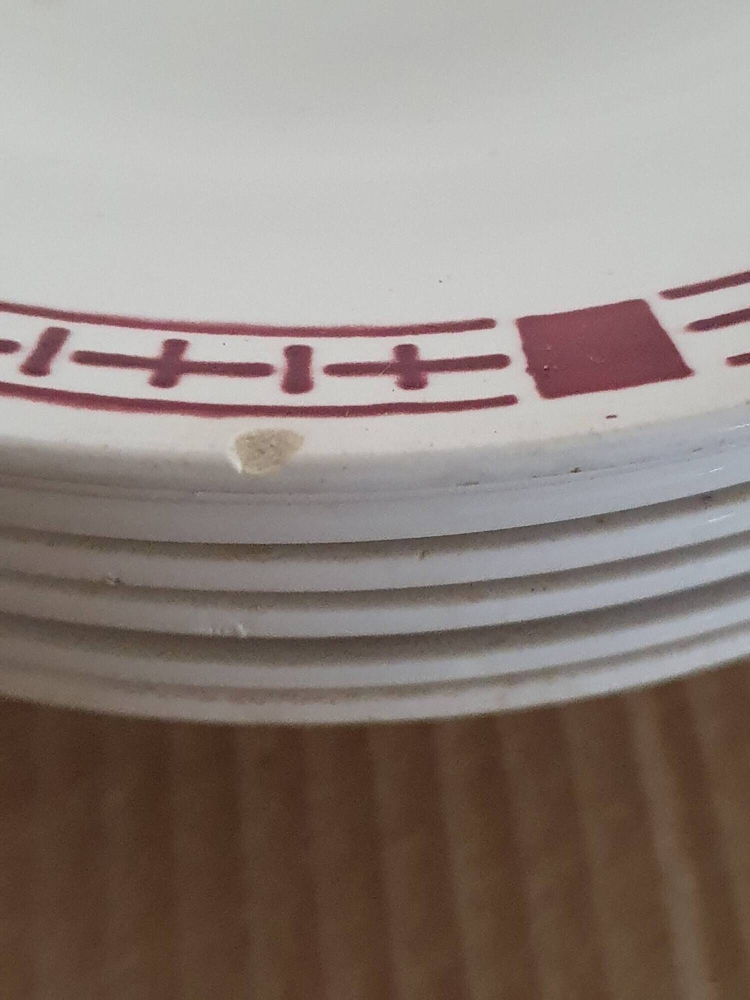 Lot of 7 flat plates in earthenware "Sarreguemines & Digoin", model SAVERNE.