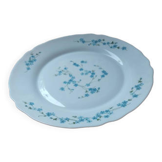 Plat de service arcopal myosotis Véronica