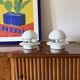 Ensemble de 2 lampes de chevet de style spatial, Italie, 1970