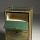Commode en cuir vers 1960