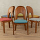 1960s dining chairs, Niels Koefoed