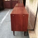Pair of chests of drawers with bookcase