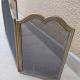 Brass fireplace screen
