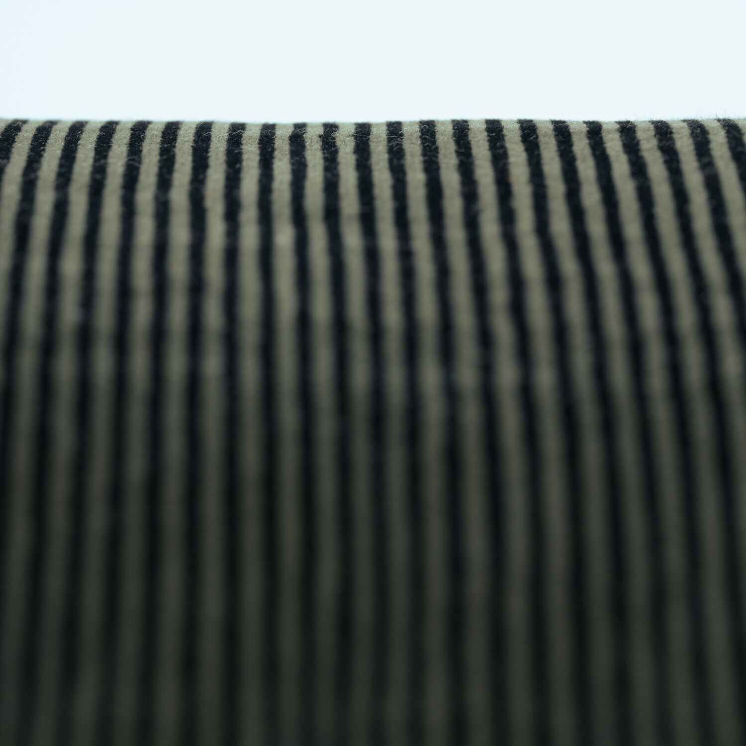 Rare Green Striped Maralunga chair by Magistretti for Cassina, Italy,