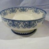 Old salad bowl Boulenger Choisy Le Roi earthenware art Moustiers