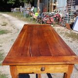 Table de Ferme Campagnarde 19 éme en Merisier