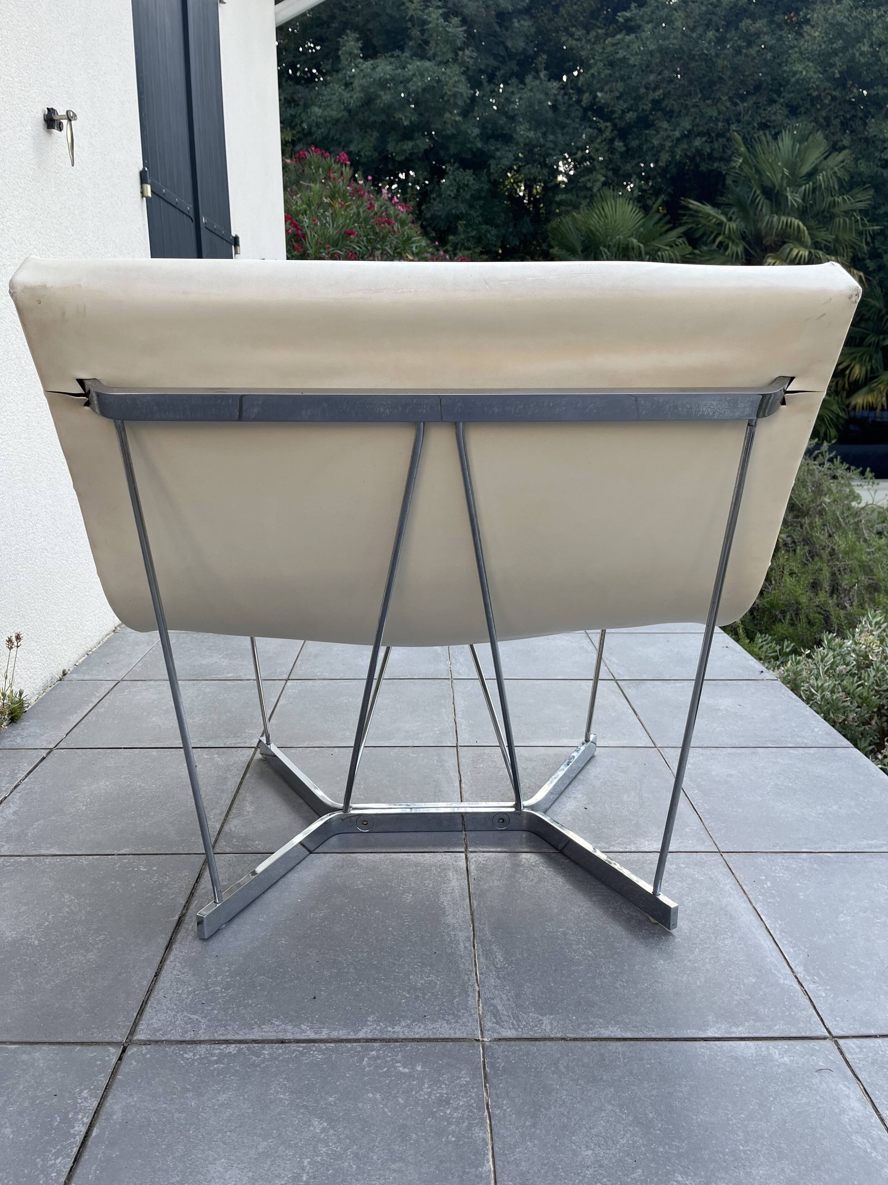 Armchair model 6380 known as "Catenary" by George Nelson for Herman Miller