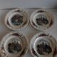 8 plates for dessert obernai Sarreguemines h.loux