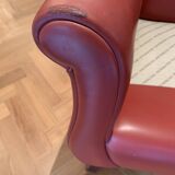 Model Lyra Leather Armchairs by Renzo Frau for Poltrona Frau, 1930s, Set of 2