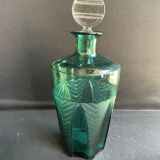 Carafe Art déco bleu turquoise