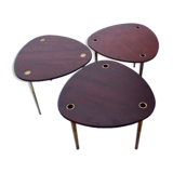 Nesting tables partroy de Pierre Cruege edition forms 1955