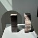 Black petrified wood bookend H17 L17 P6