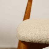 Chaises de salle à manger modernes, chaises de bureau, à personnaliser, ensemble de chaises en bois de hêtre de 4/6/8