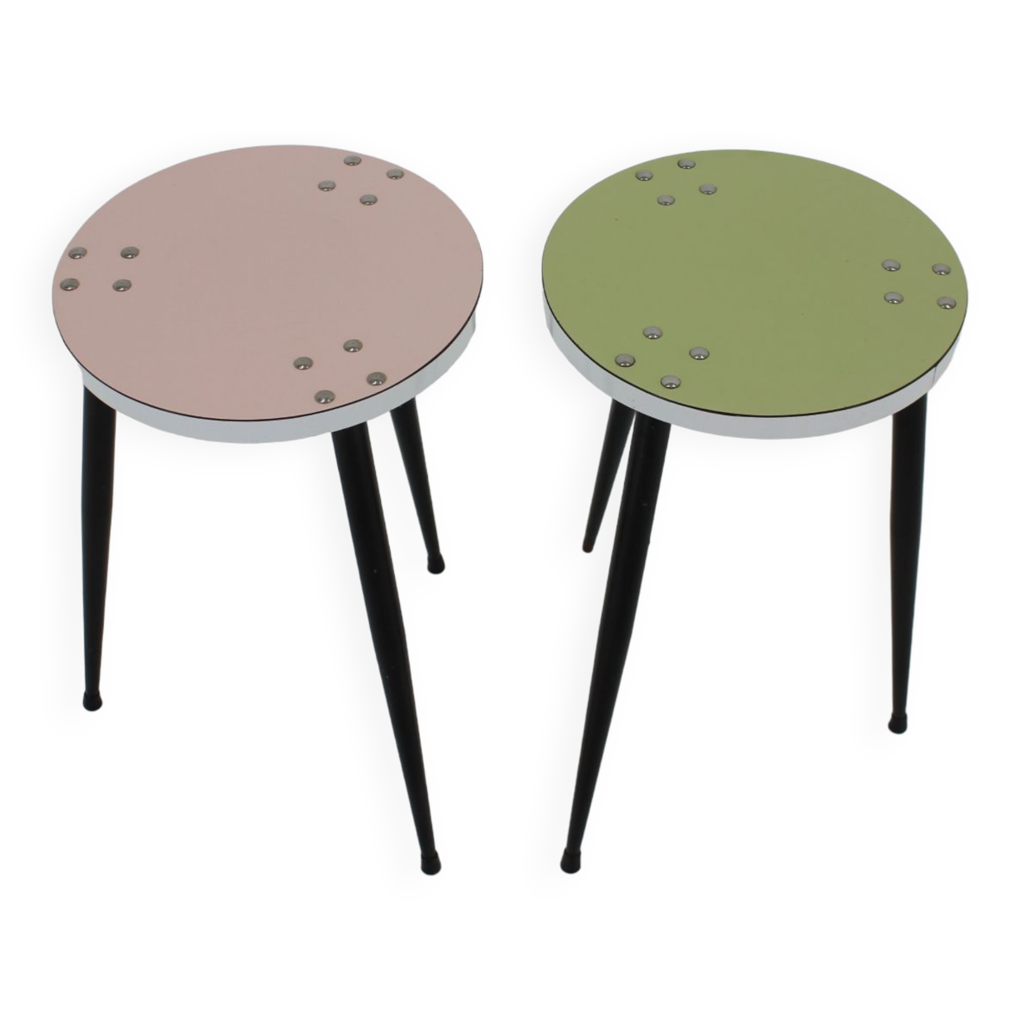 1960s pair of italian stools