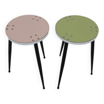 1960s pair of italian stools