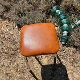 Vintage leather stool