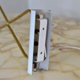 Original 1950s light blue & brass metal Swing Wall Light Made by Cosack, Germany