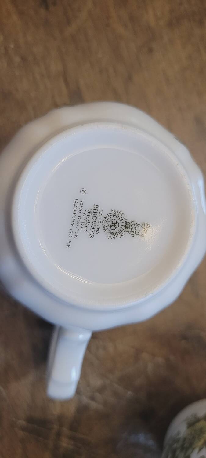 English ceramic cups