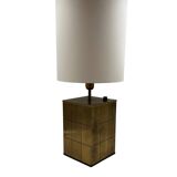 Hollywood regency brass table lamp base, Romeo Rega Italy, 1970s