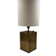 Hollywood regency brass table lamp base, Romeo Rega Italy, 1970s