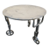 Table basse artisanale sur roulettes 1970 par Robert Evans