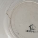 Set of 6 plates iron earth badonviller