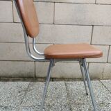 8 vintage chairs in skaï