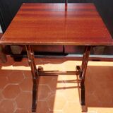 Table gigogne en bois ancienne vintage beaux reflets