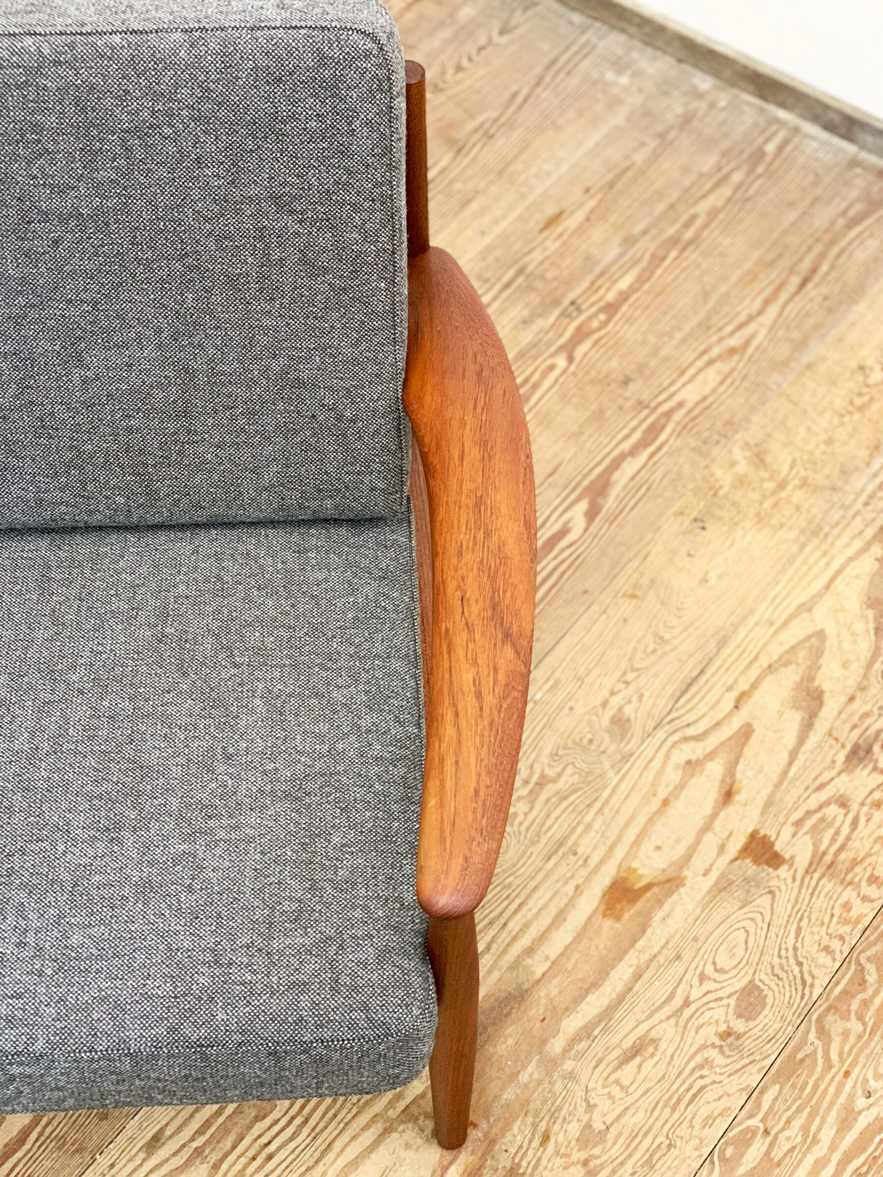 Mid Century Modern Teak armchair or easy chair by Grete Jalk for France & Son, Danish Design, 1950er