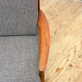 Mid Century Modern Teak armchair or easy chair by Grete Jalk for France & Son, Danish Design, 1950er
