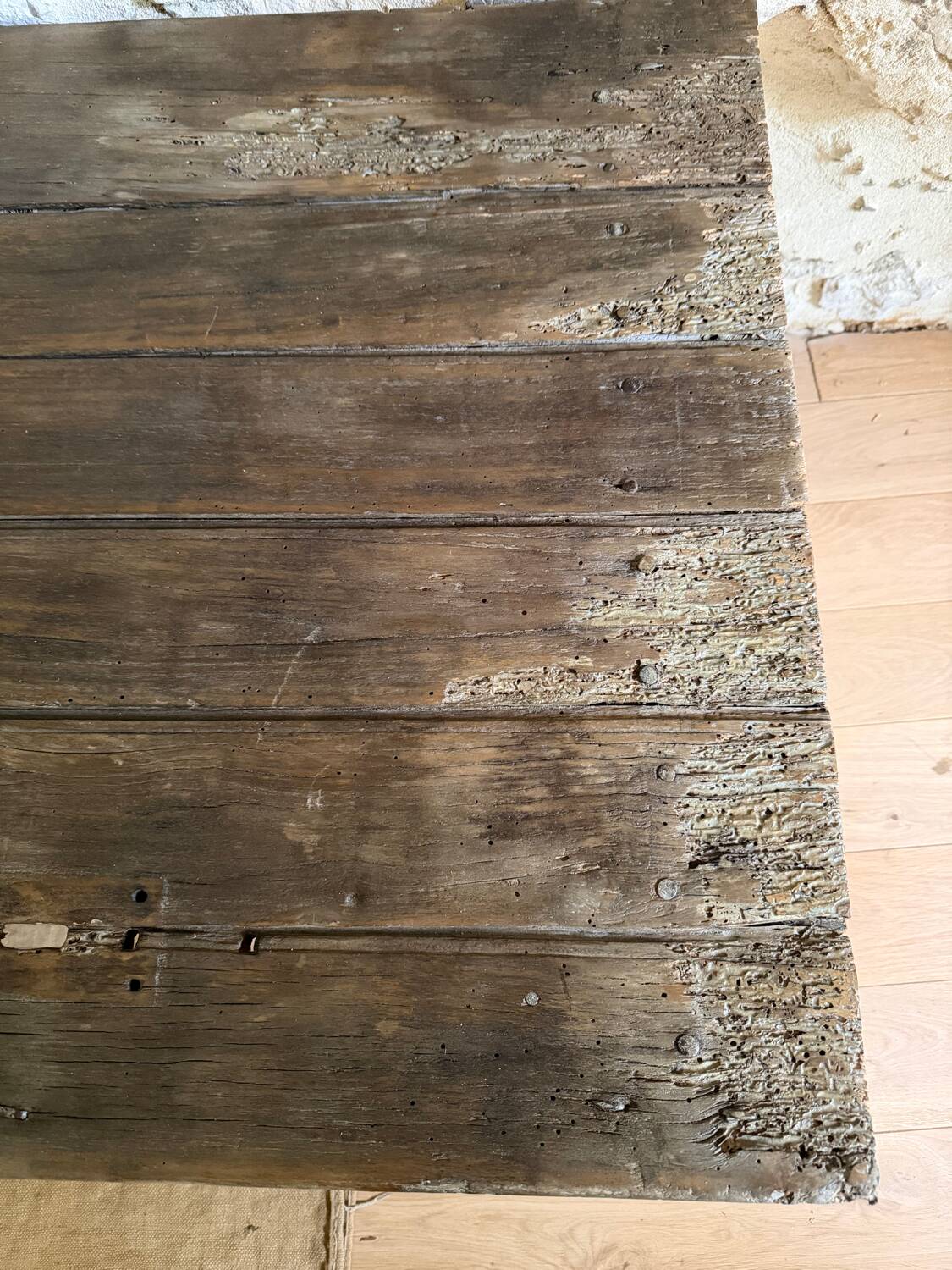 Renovated farmhouse coffee table
