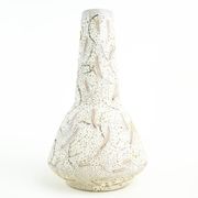 Large ceramic vase with textured glaze, Danish studio pottery, 1970s