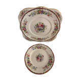 English dessert service 6 plates and 1 Grafton Royal dish
