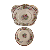 English dessert service 6 plates and 1 Grafton Royal dish