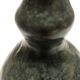 Blue ceramic vase signed AP