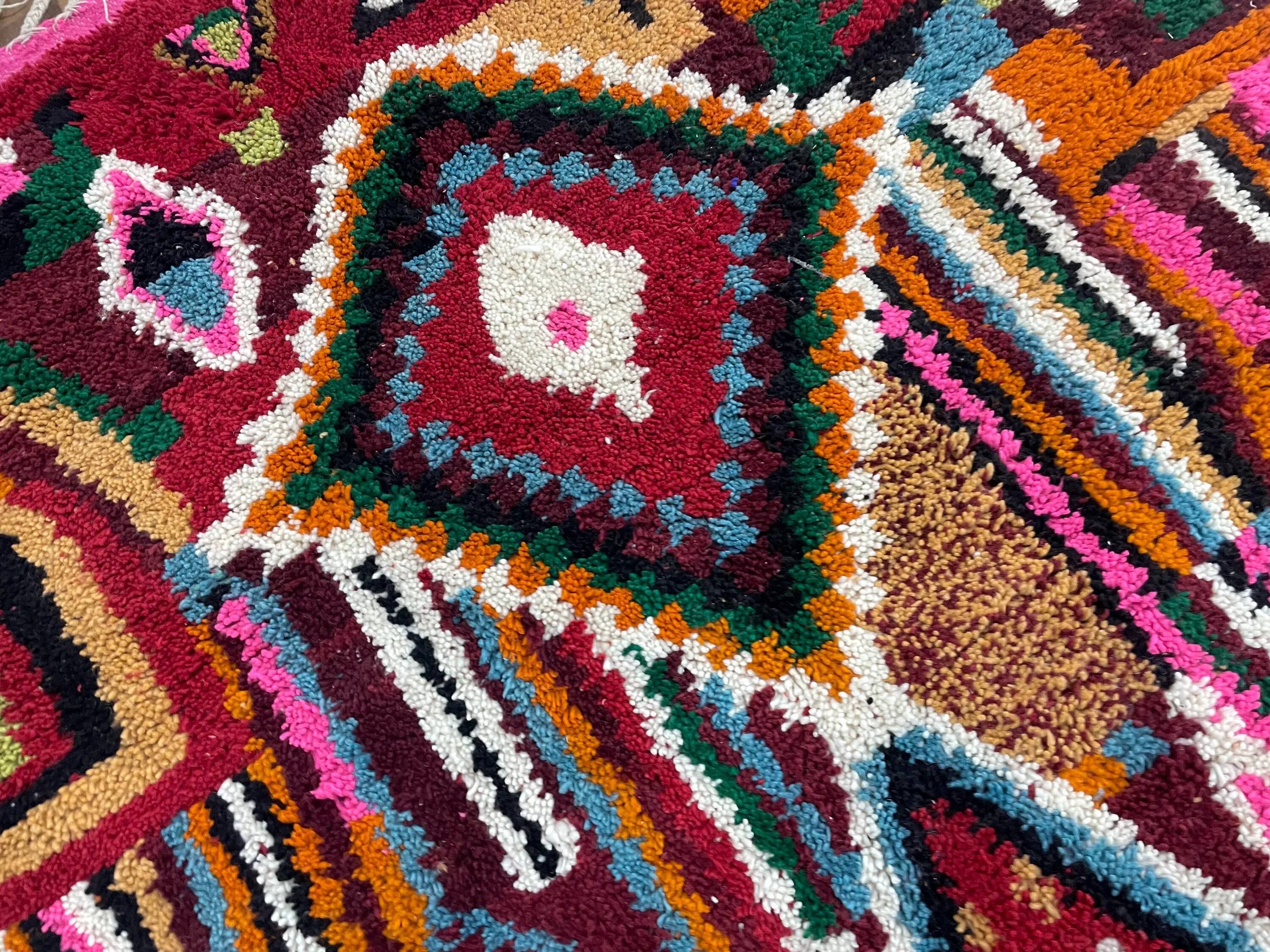 Tapis berbère artisanal fait main 3x2 m