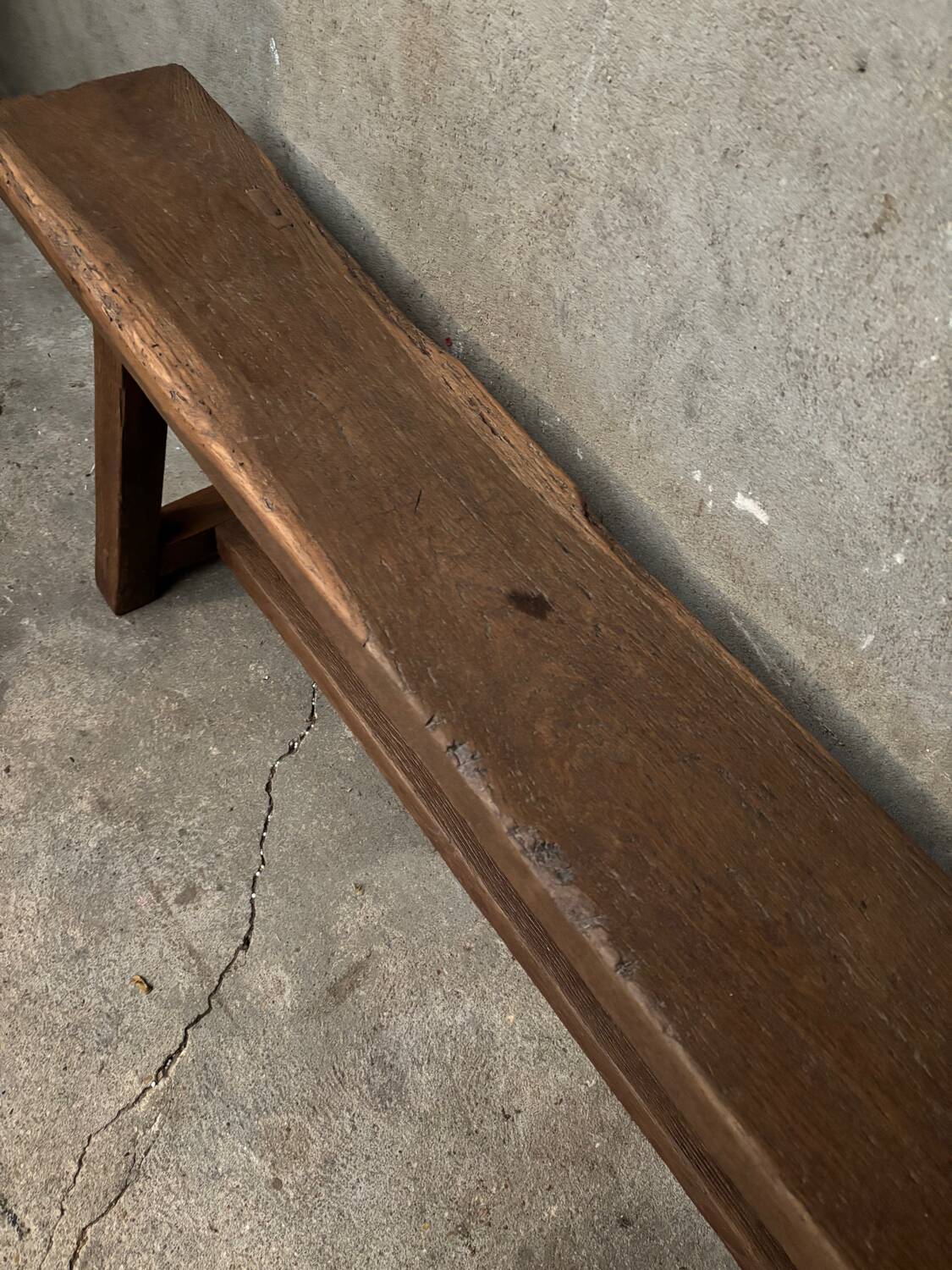 Authentic farm bench